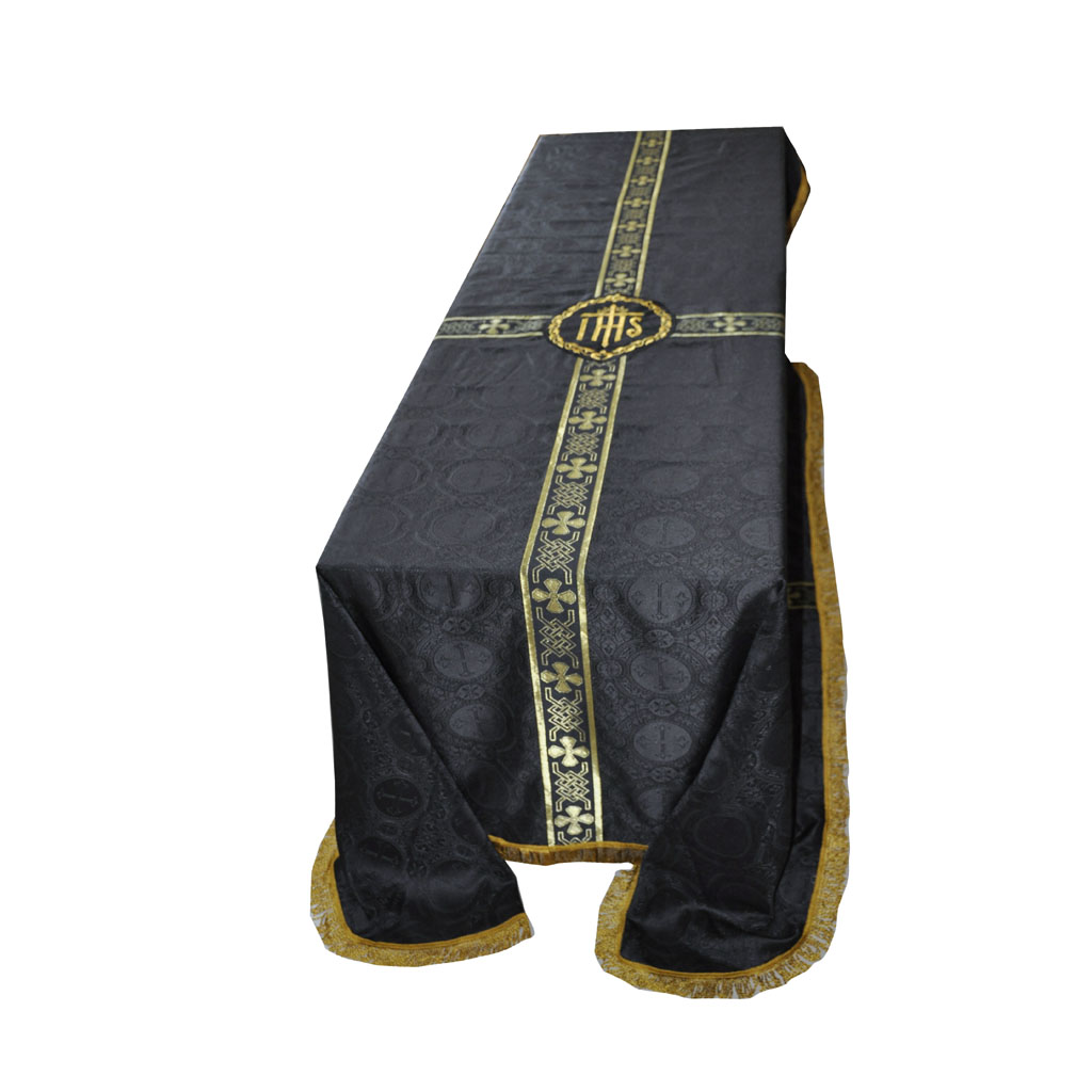 Funeral Palls Black Funeral Pall for Catholic Requiem Mass