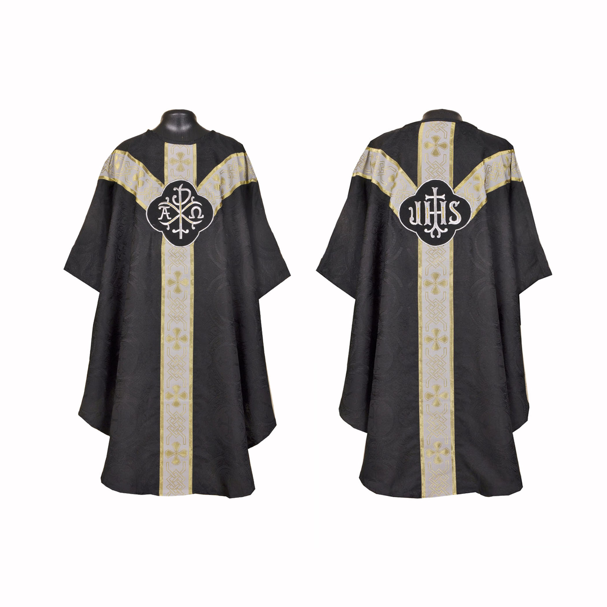 Gothic Chasubles Black Gothic Vestment & Mass Set