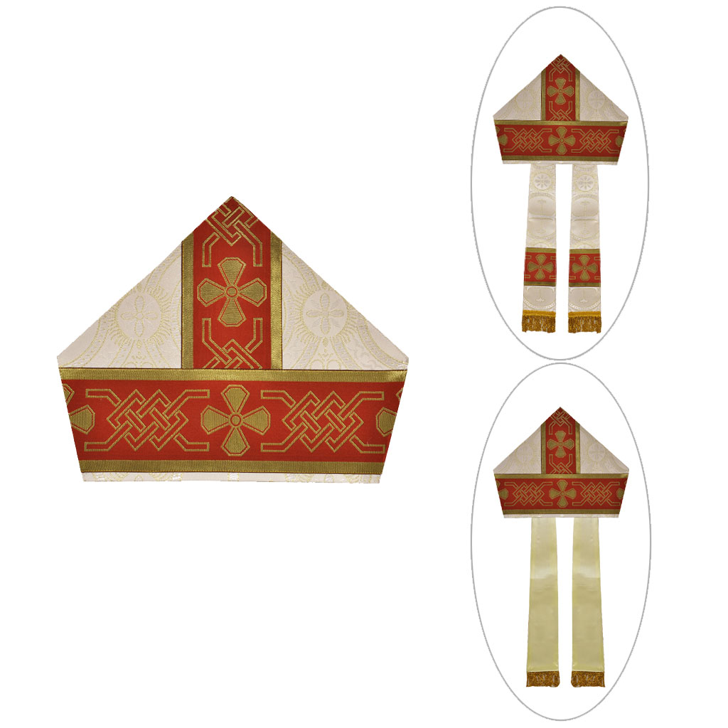 Bishop's Mitre White Gold Bishops Mitre (height - 10 inches)