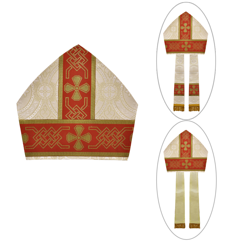 Bishop's Mitre White Gold Bishops Mitre (height - 12 inches)