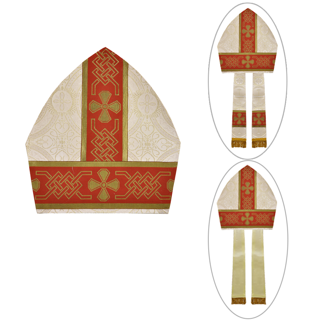 Bishop's Mitre White Gold Bishops Mitre - height - 14 inches