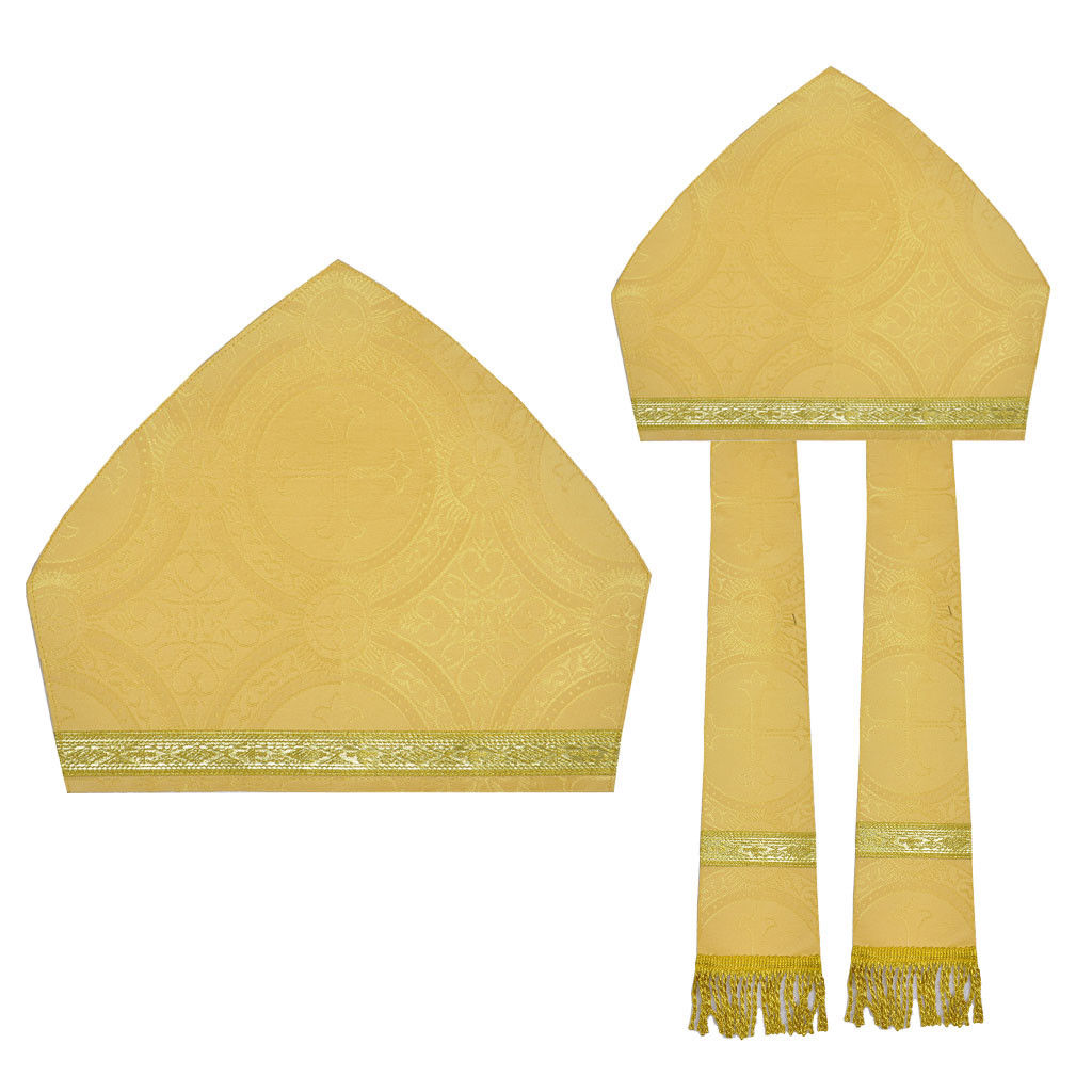 Bishop's Mitre Yellow Bishops Mitre (height - 12 inches)