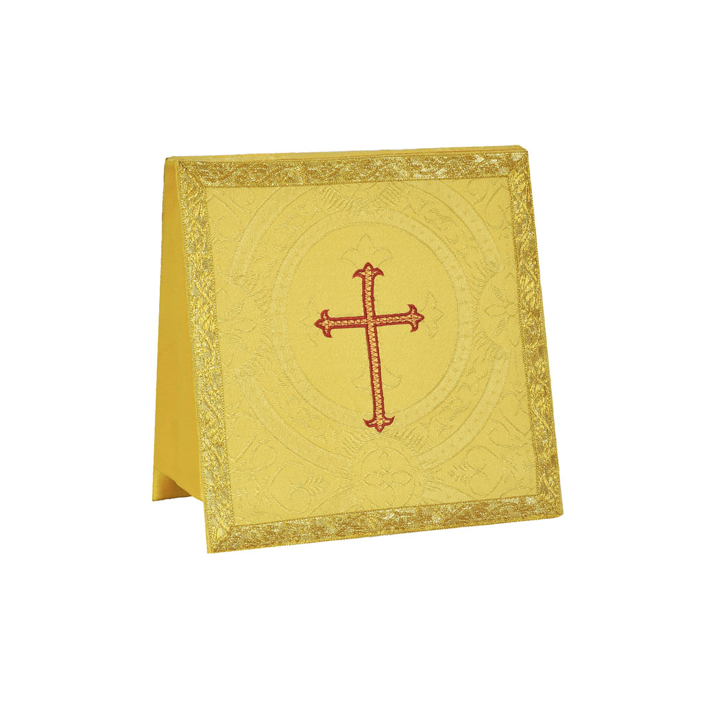 Burse Yellow Gold Burse - Cross Embroidery
