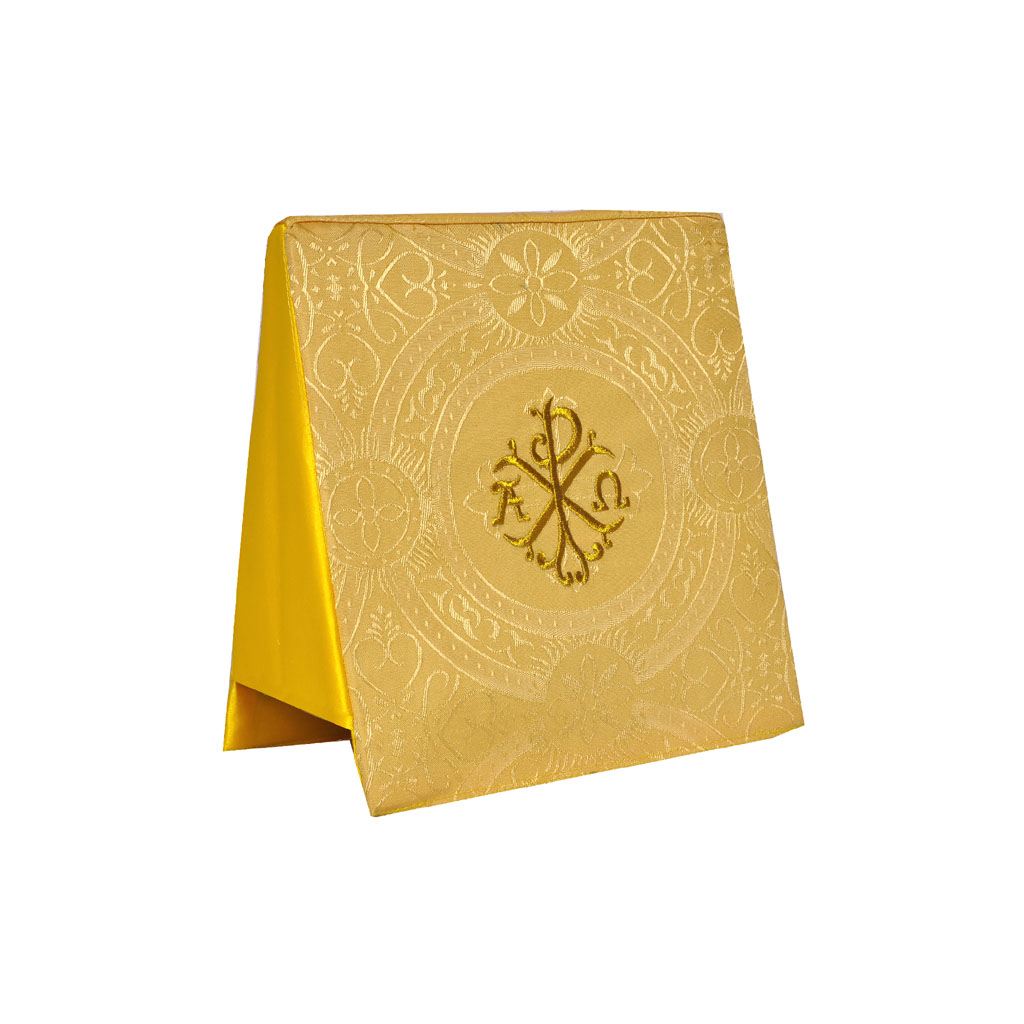 Lenten Offers M0P: Yellow Gold Burse - PAX Embroidery