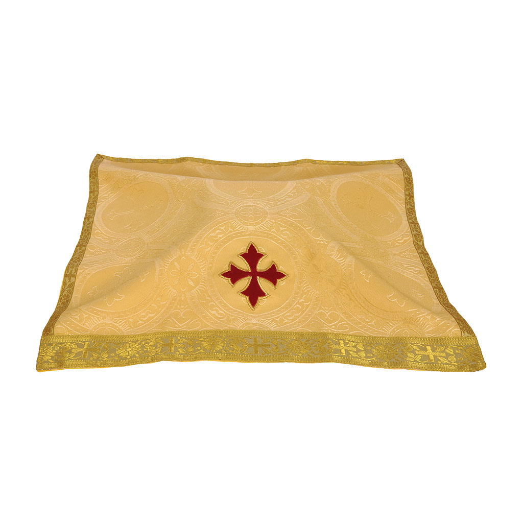 Chalice Veils Yellow Gold Chalice Veil - Cross Embroidery