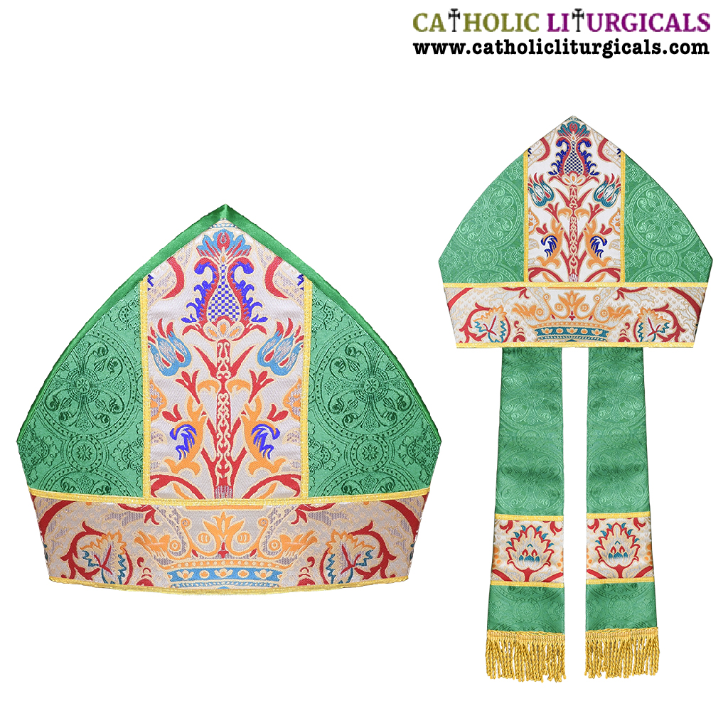 Bishop's Mitre Green Bishops Mitre - Coronation Tapestry