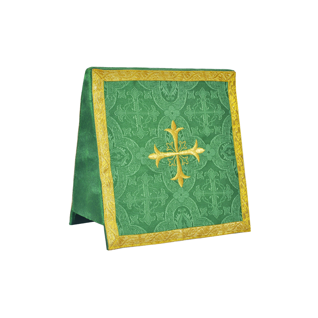 Burse Green Burse - Cross Embroidery