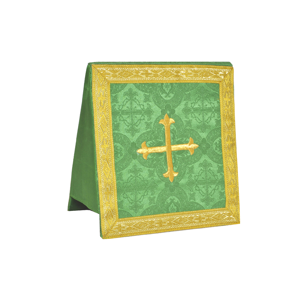 Burse Green Burse - Cross Embroidery