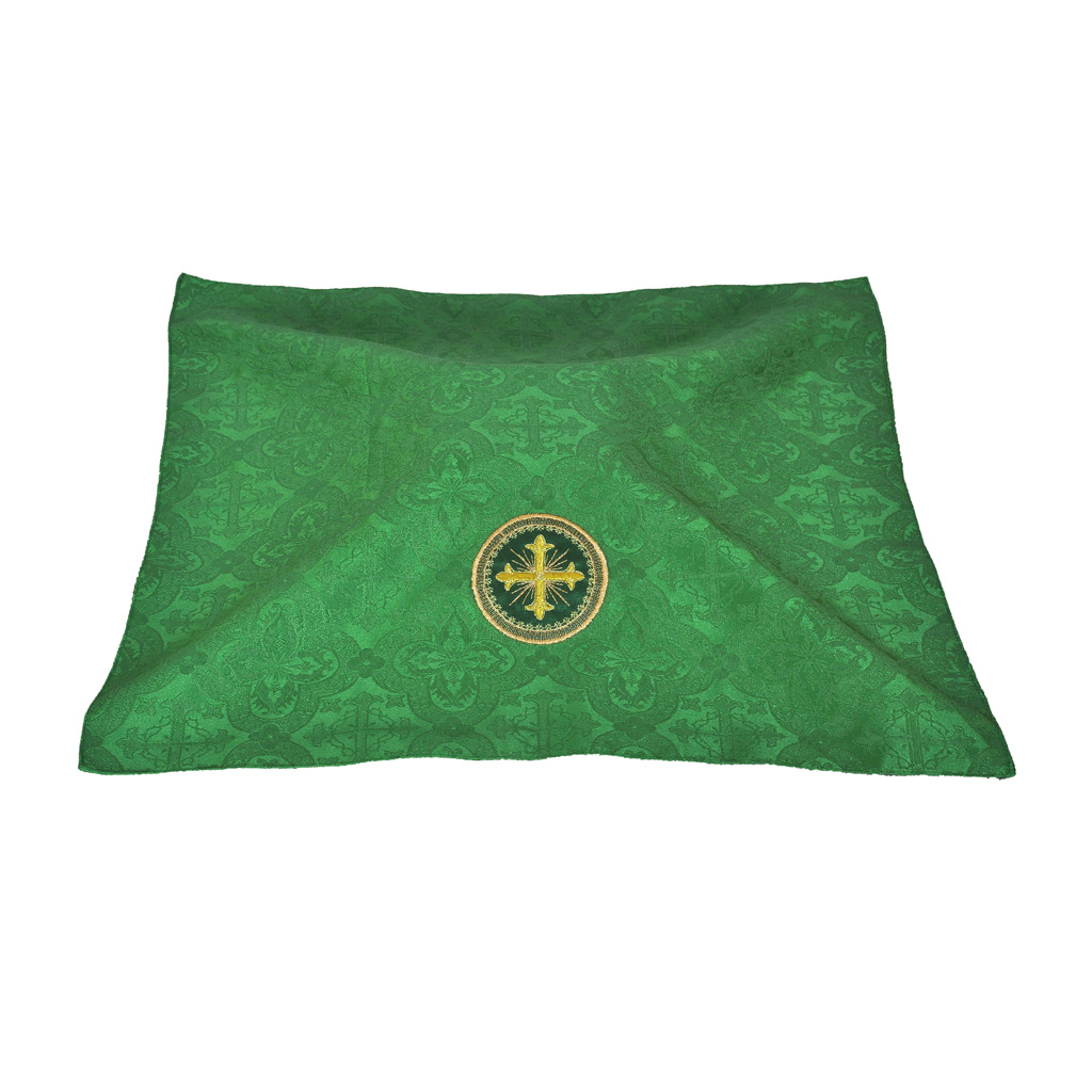 Chalice Veils Green Chalice Veil - Cross Embroidery