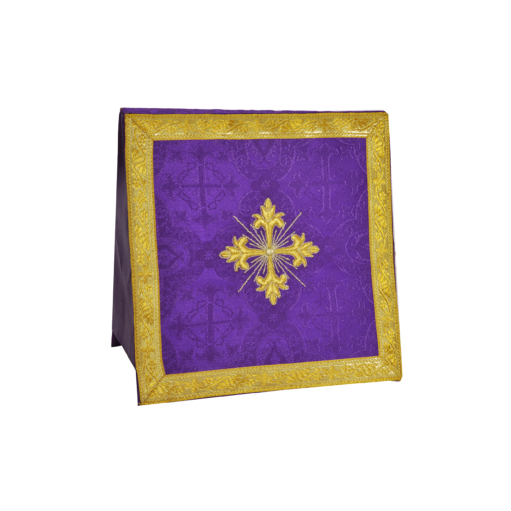 Burse Purple Burse - Cross Embroidery