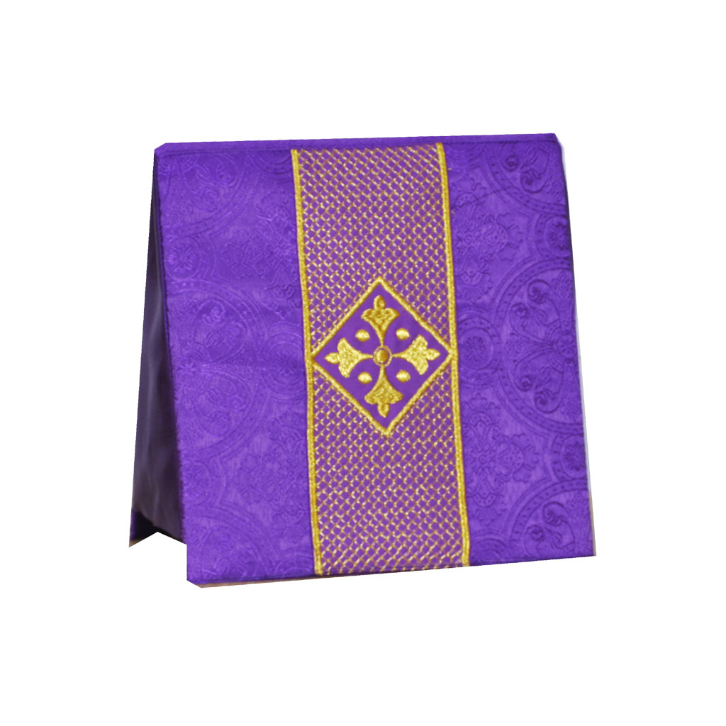 Burse Purple Burse - Cross Embroidery