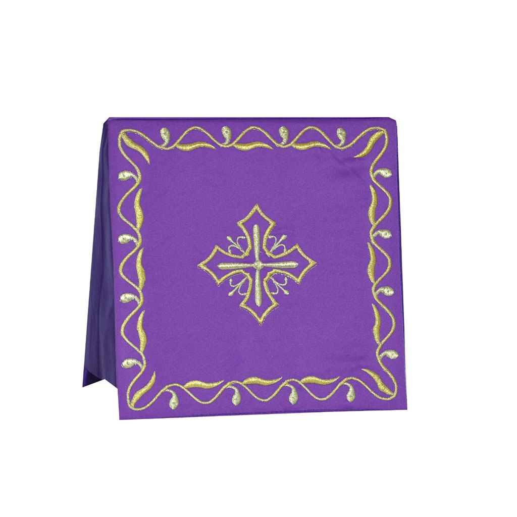 Burse Purple Cross Embroidered Burse