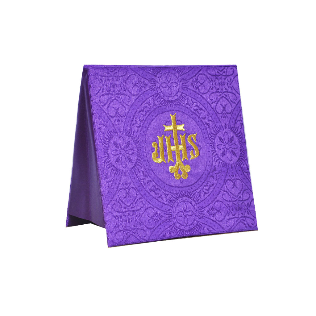 Lenten Offers M0I: Purple Burse - IHS Embroidery