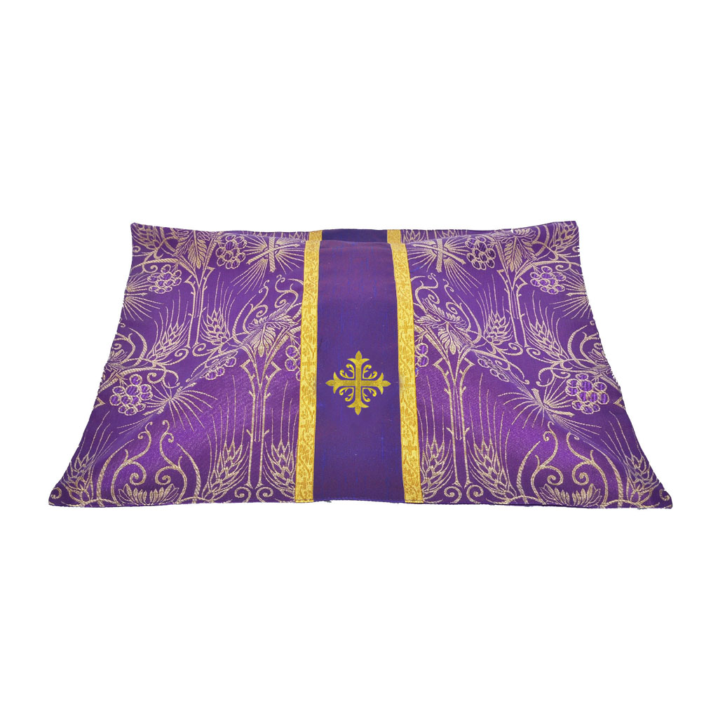 Chalice Veils Purple Chalice Veil with Cross Embroidery