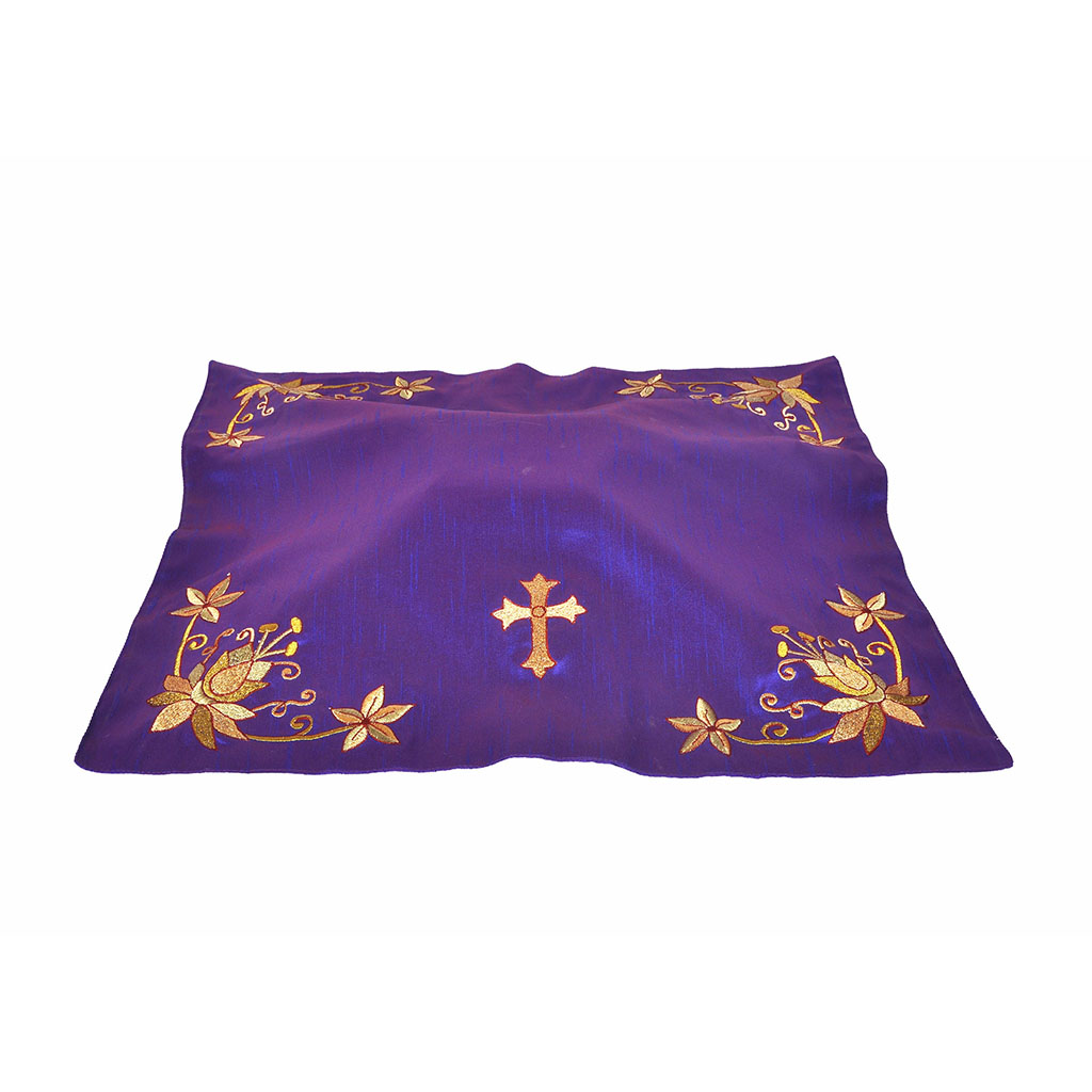 Chalice Veils Purple Embroidered Chalice Veil - Silk