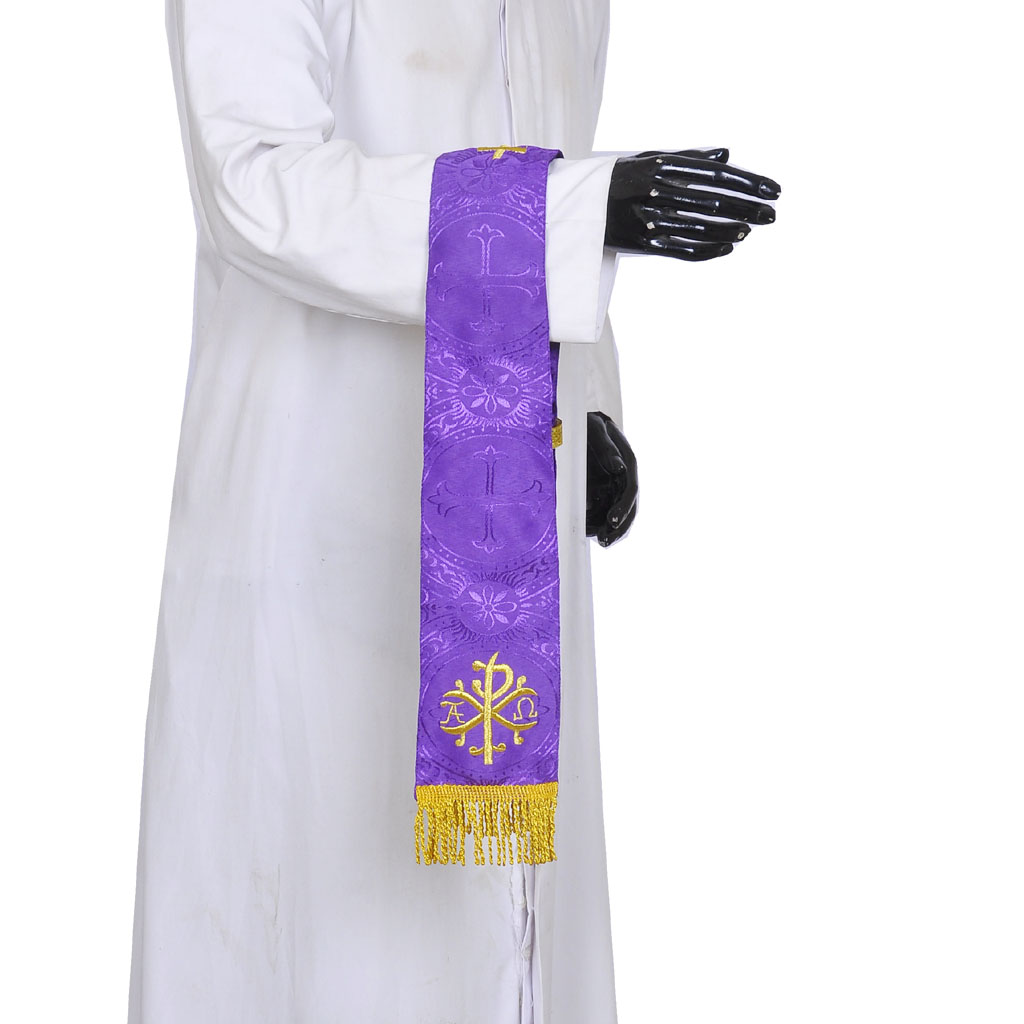 Priest Maniples Purple Maniple - PAX Embroidery