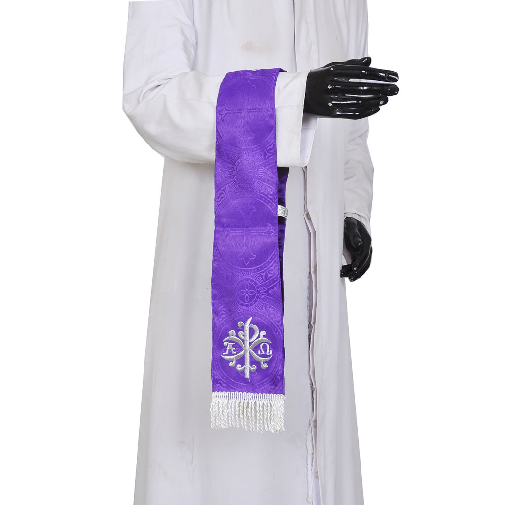 Priest Maniples Purple Maniple - PAX Embroidery