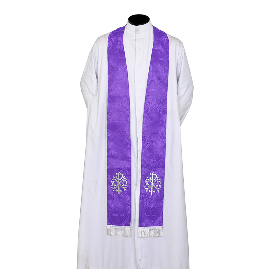 Priest Stoles Purple - Priest Stole - PAX