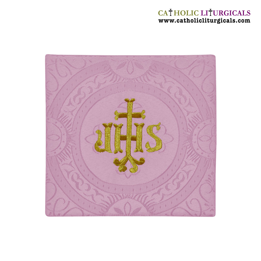 Lenten Offers Rose Chalice Pall - IHS Embroidery