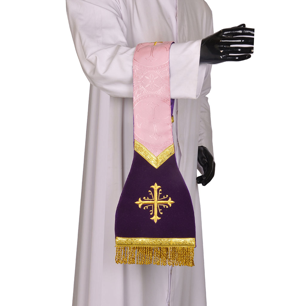 Priest Maniples Rose Maniple Cross Embroidery