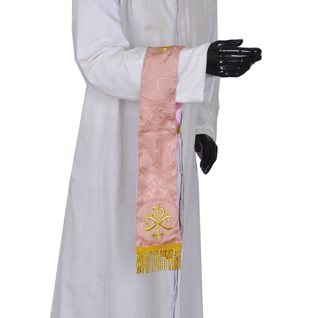 Priest Maniples Rose Maniple - PAX Embroidery