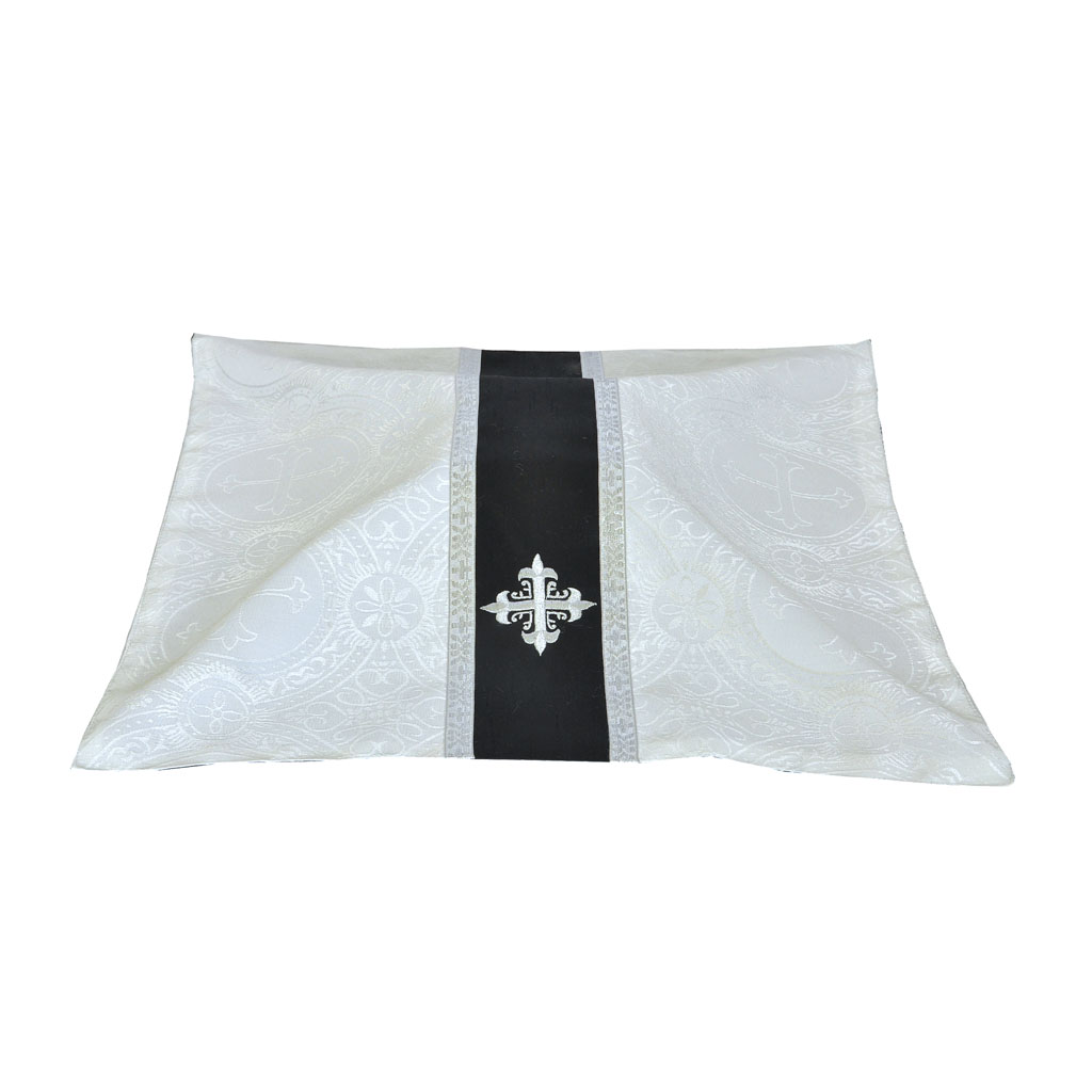 Chalice Veils White Chalice Veil with Cross Embroidery