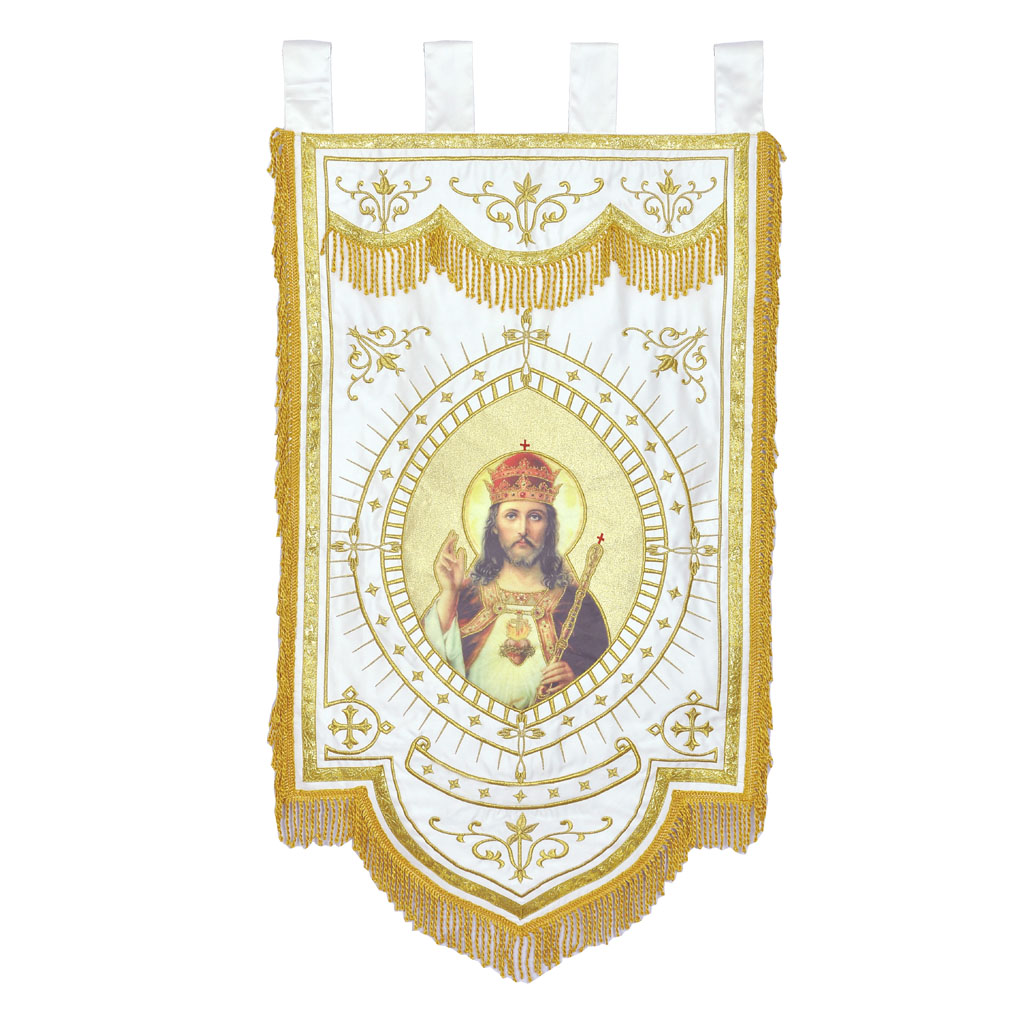 Church Banners Christ the King Banner - 20 x 34 inches 