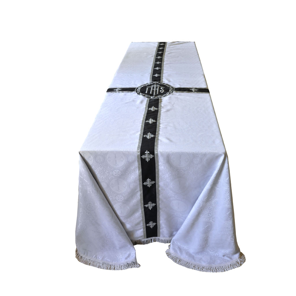 Funeral Palls White Funeral Pall for Catholic Requiem Mass
