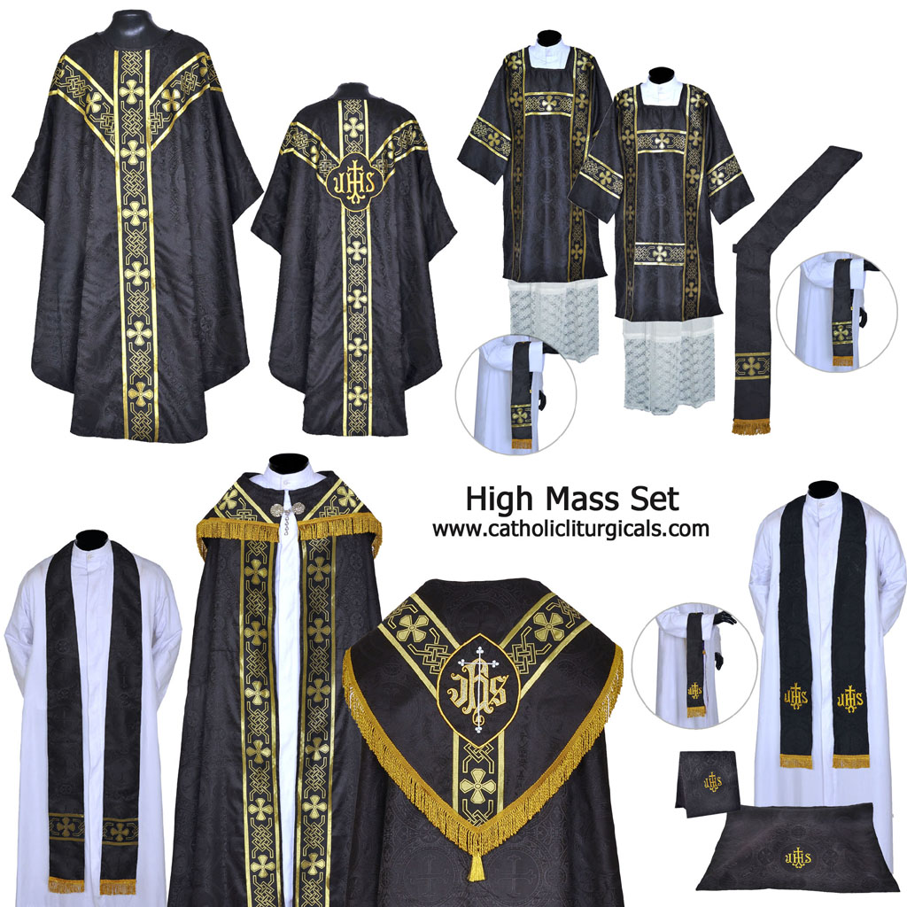 High Mass Sets Black Gothic Solemn Requiem High Mass Set