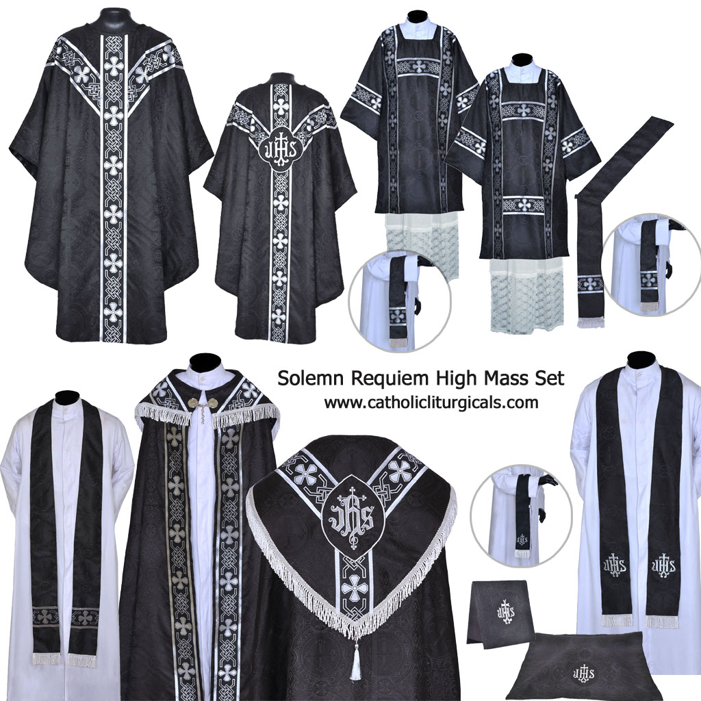 High Mass Sets Black Gothic Solemn Requiem High Mass Set