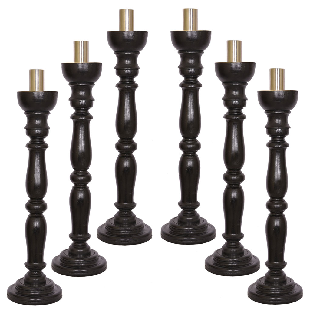 Catafalque Candlestand Catafalque Candle Stands - Set of 6