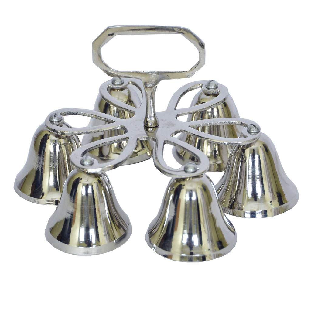 Altar Bells Silver Tone Altar Bell - 6 Bell