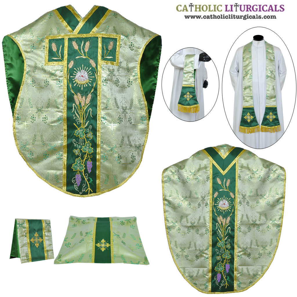Philip Neri Chasubles St. Philip Neri Vestment - Green - Pelican