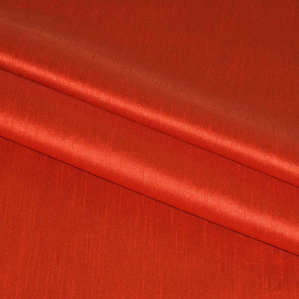 Fabrics Red Dupioni Silk fabric