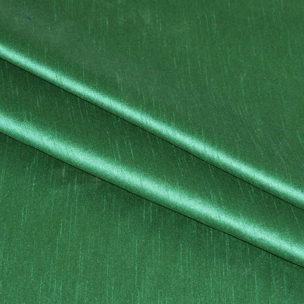 Fabrics Green Dupioni Silk fabric