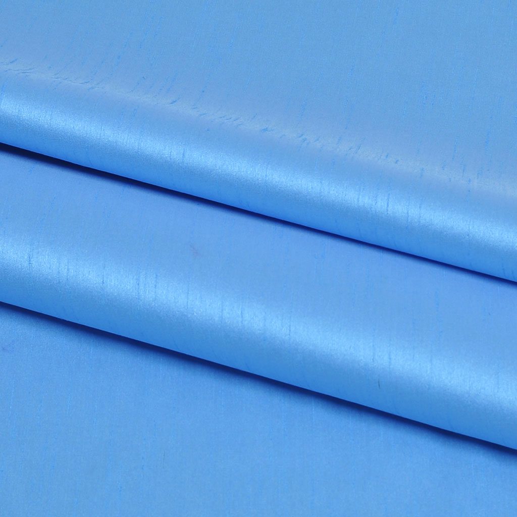 Fabrics Marian Blue Dupioni Silk fabric