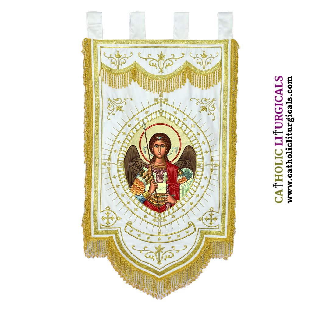 Church Banners St.Michael Banner - 20 x 34 inches 