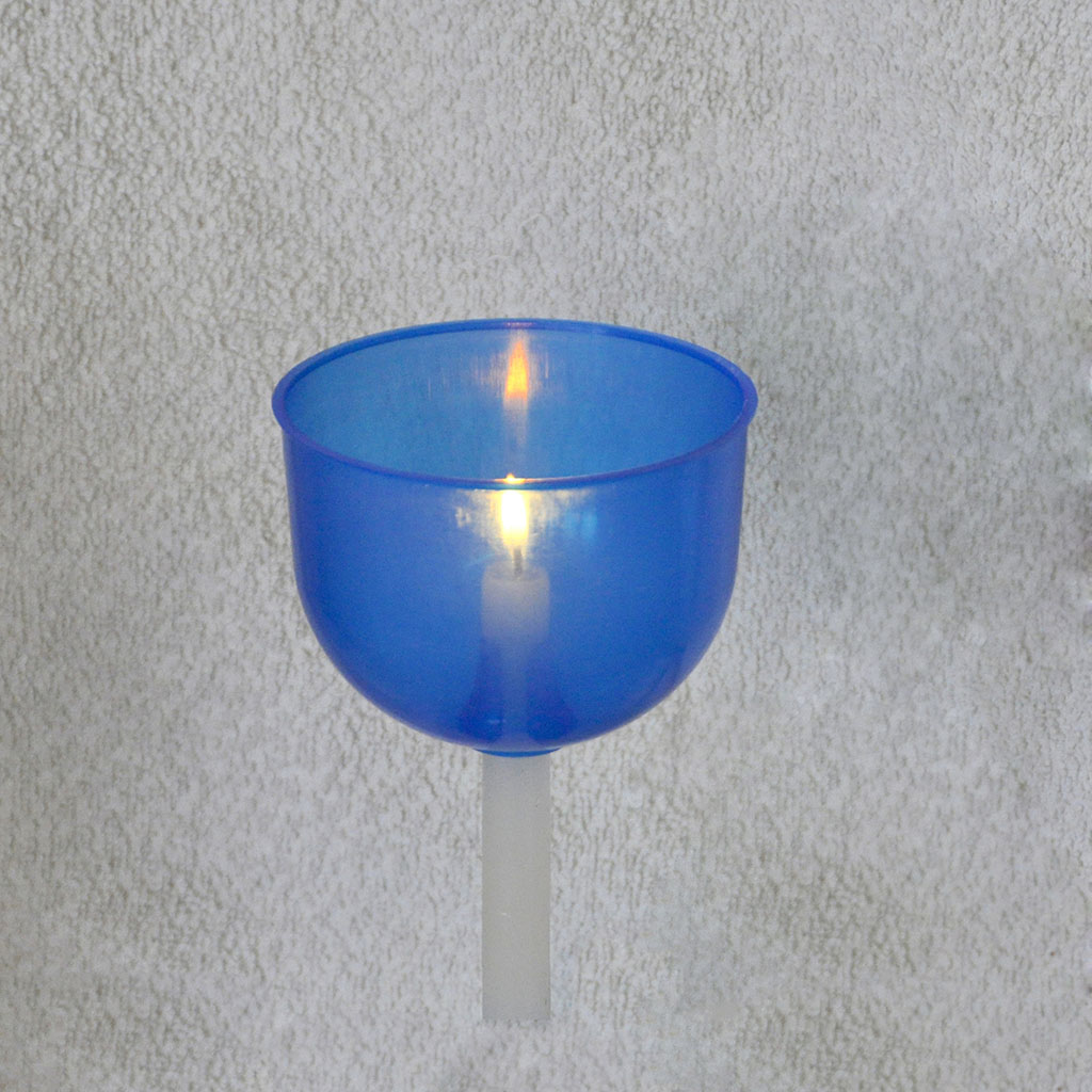 Candle Shades  Blue Candle Drip Protectors - Candle Shades 