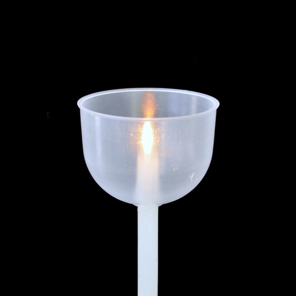 Candle Shades  Frost White Candle Drip Protectors - Candle Shade