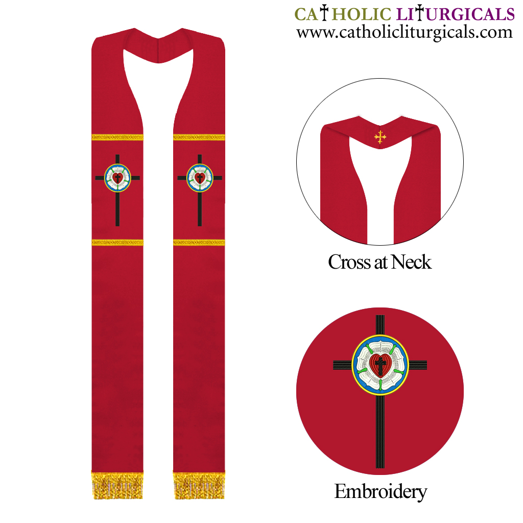 Priest Stoles Red Lutheran Priest Stole