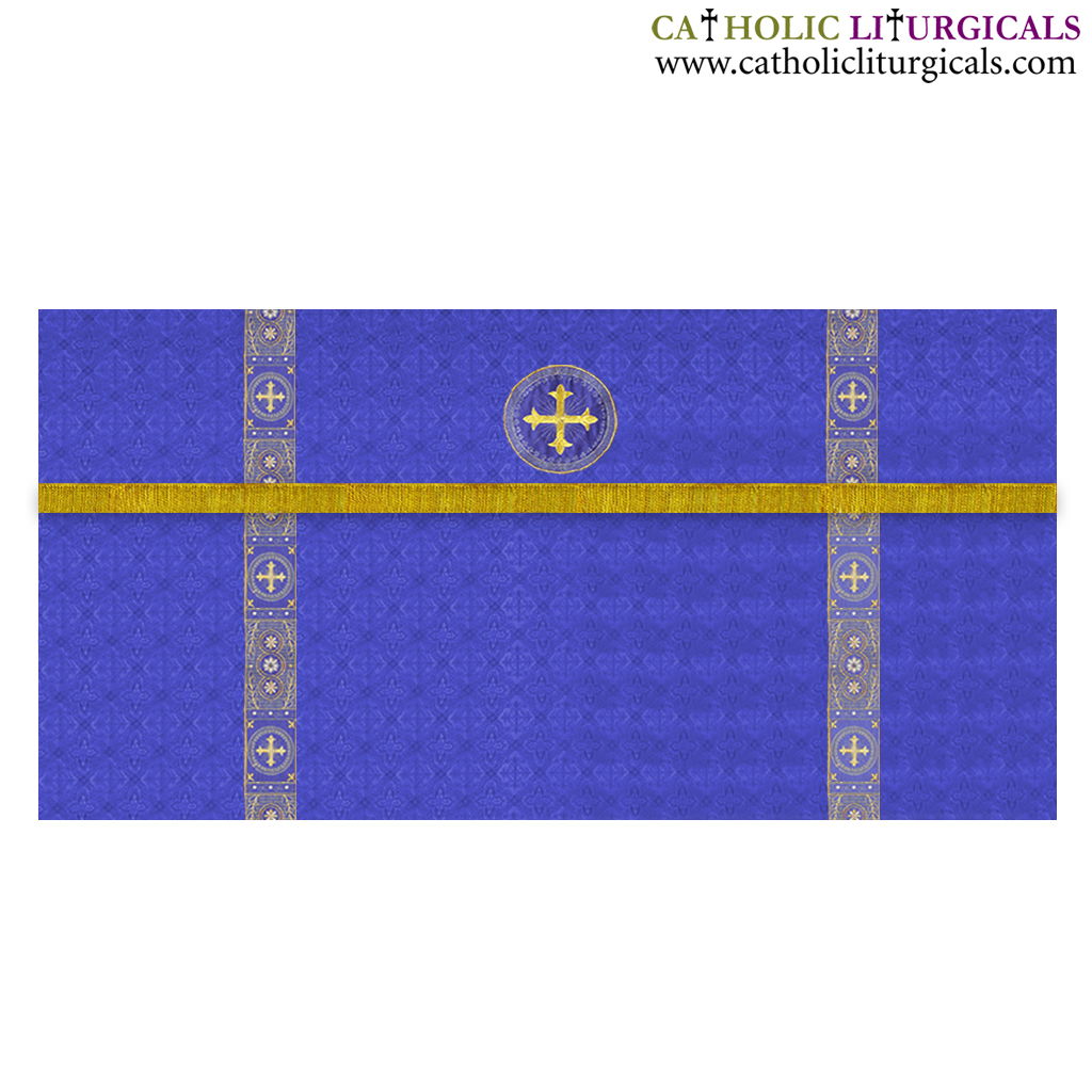 Altar Frontals Altar Frontal with Super Frontal - Dark Blue