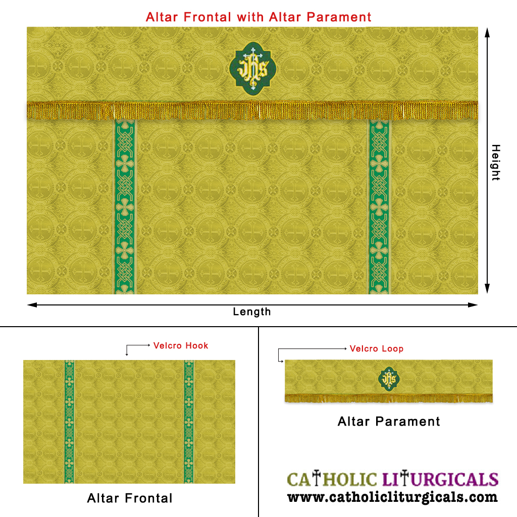 Altar Frontals Altar Frontal with Super Frontal - Green