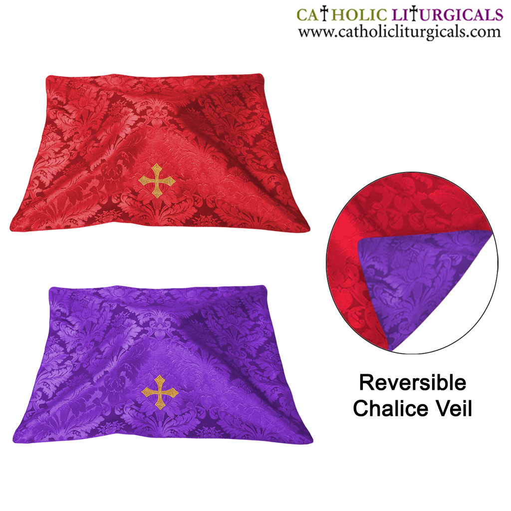 Chalice Veils Purple & Red Reversible Chalice Veil