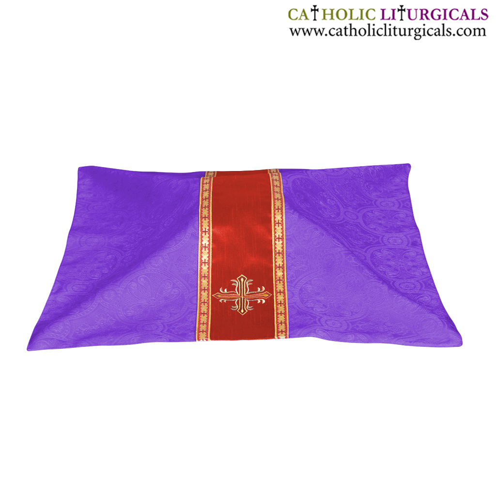 Chalice Veils Purple Chalice Veil - Cross Embroidery