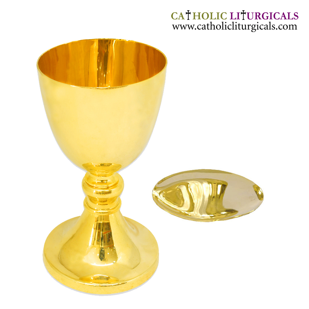 Chalice & Paten Gold Chalice & Paten - 5.5 inches