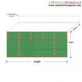 Altar Frontals - Green Altar Frontal - with Mensa Top