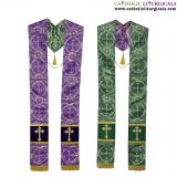 Priest Stoles - Reversible Green / Purple - Priest Stole