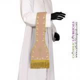 Priest Maniples - Rose Cross Embroidered - Maniple SILK